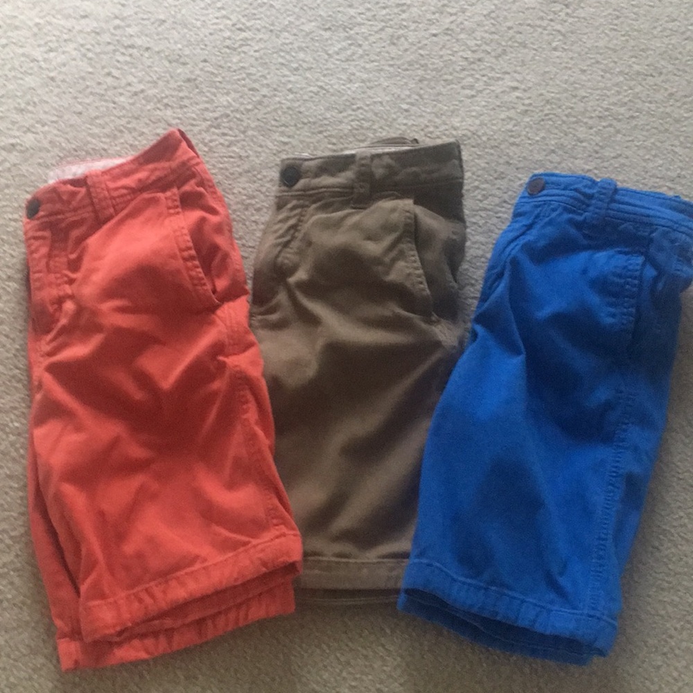 Boys Abercrombie Kids shorts. 3 pair bundle